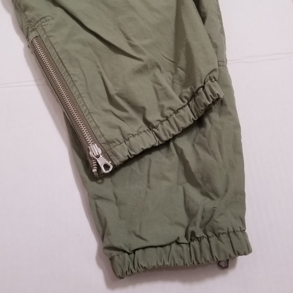 Free People NWT Army Green Crop Pants - Picture 4 of 8